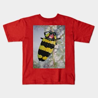 Jewel Beetle Watercolour Painting Kids T-Shirt